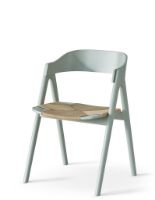 Billede af Findahl by Hammel METTE Spisebordsstol SH: 45 cm - Grønlakeret Bøg/Natur