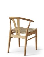 Billede af Findahl by Hammel FRIDA Spisebordsstol med naturflet SH: 46 cm - Olieret Eg/Natur