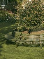 Billede af HAY Palissade Park Dining Bench Out / Add On / 1 pcs. L: 146 cm - Olive  