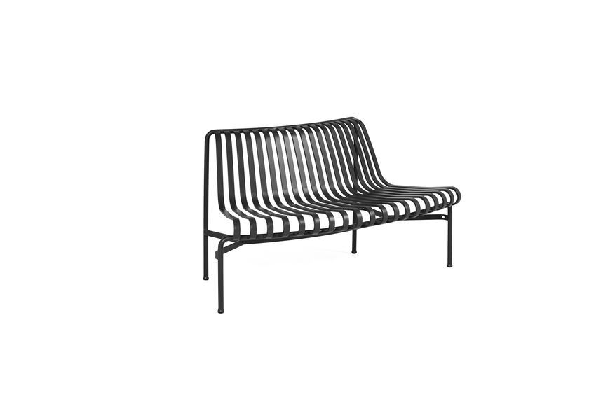 Billede af HAY Palissade Park Dining Bench Out / Add On / 1 pcs. L: 146 cm - Anthracite 