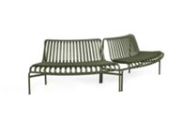 Billede af HAY Palissade Park Dining Bench Cushion / Out-Out / Set Of 2 L: 127 cm - Olive 