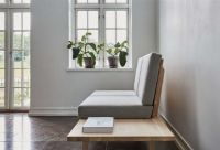 Billede af Duus & Møller Nordic Silence Sofa Inkl Hyndesæt 2 Pers. B: 172 - Massiv eg/801 Kvadrat 