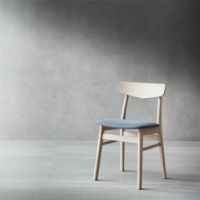 Billede af Findahl by Hammel Mosbøl Stol SH: 47 cm - Sæbebehandlet Eg / Melange 60004