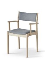 Billede af Findahl by Hammel Nybøl Stol SH: 47 cm - Sæbebehandlet Eg / Melange 60004