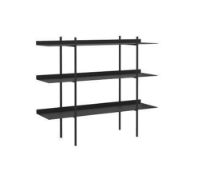 Billede af HANDVÄRK FURNITURE Phantom Shelving System Small H: 104 cm - Sort
