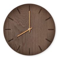 Billede af Hemverk Vægur Ø: 38 cm – Dark Oak/Gold