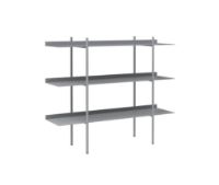 Billede af HANDVÄRK FURNITURE Phantom Shelving System Small H: 104 cm - Grå