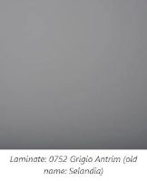 Billede af Bent Hansen Metro Sofabord 50x55 cm - Laminate/0752 Grigio Antrim