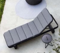 Billede af Cane-line Outdoor Cut Solseng Inkl. AirTouch Hynde L: 199 cm - Lava Grey Aluminium/Grey