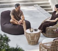 Billede af Cane-line Outdoor Cozy Beanbag Stol 100x140 cm - Dark Grey