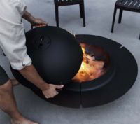 Billede af Cane-line Outdoor Ember Bålfad Stor Ø: 108 cm - Black 