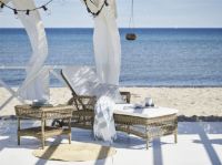 Billede af Sika-Design Georgia Garden Susy Sidebord 55x55 cm - ALU Natur