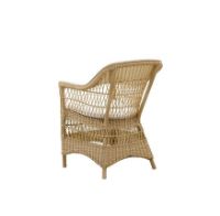 Billede af Sika-Design Georgia Garden Charlot Havestol SH: 46 cm - ALU Natur/CY101 White 