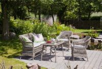 Billede af Sika-Design Georgia Garden Charlot Havestol SH: 46 cm - ALU Natur/CY101 White 