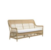 Billede af Sika-Design Georgia Garden Charlot 3 Pers. Sofa B: 173 cm - ALI Natur/CY101 White