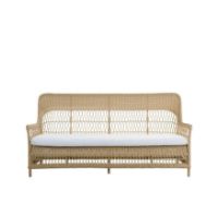 Billede af Sika-Design Georgia Garden Charlot 3 Pers. Sofa B: 173 cm - ALI Natur/CY101 White