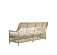 Billede af Sika-Design Georgia Garden Charlot 3 Pers. Sofa B: 173 cm - ALI Natur/CY101 White