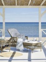 Billede af Sika-Design Georgia Garden Daisy Sunbed D: 194 cm - ALU Natur/CY101 White