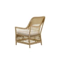 Billede af Sika-Design Georgia Garden Dawn Lounge Chair SH: 44 cm - ALU Natur/ CY101 White 