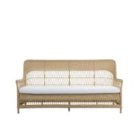 Billede af Sika-Design Georgia Garden Dawn 3 pers. Sofa B: 191 cm - ALU Natur/CY101 White