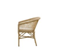 Billede af Sika-Design Georgia Garden Emma Chair SH: 45 cm - ALU Natur/CY101 White