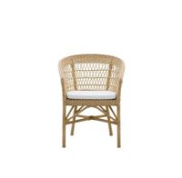 Billede af Sika-Design Georgia Garden Emma Chair SH: 45 cm - ALU Natur/CY101 White