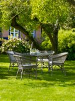 Billede af Sika-Design Georgia Garden Emma Chair SH: 45 cm - ALU Natur/CY101 White