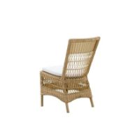 Billede af Sika-Design Georgia Garden Marie Havestol SH: 46 cm - ALU Natur/CY101 White