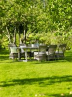 Billede af Sika-Design Georgia Garden Marie Havestol SH: 46 cm - ALU Natur/CY101 White