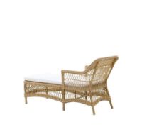 Billede af Sika-Design Georgia Garden Olivia Chaiselounge D: 150 cm - ALU Natur/CY101 White