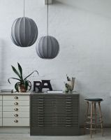 Billede af Made By Hand Knit-Wit Round Pendant Ø: 60 cm - Silver