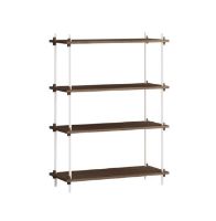 Billede af Moebe Shelving System Medium 115x86 cm - Smoked Oak/White

