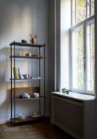 Billede af Moebe Shelving System 200x85 cm - Smoked Oak/White