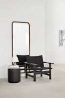 Billede af Fredericia Furniture 2031 The Canvas Chair af Børge Mogensen SH: 41,5 cm - Sort Canvas/Sortlakeret Eg