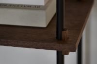 Billede af Moebe Shelving System Double 200x162 cm - Smoked Oak/White