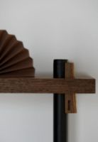 Billede af Moebe Shelving System Open Wardrobe 200x85 cm - Smoked Oak/Black