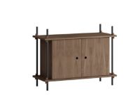 Billede af Moebe Shelving System S.65.1.B 65x85 cm - Smoked Oak/Black