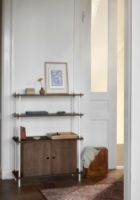 Billede af Moebe Shelving System S.65.1.B 65x85 cm - Smoked Oak/Black