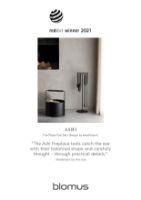 Billede af Blomus Ashi Fireplace Tool Set 5 pcs Ø: 22 cm - Brown FORUDBESTIL: JUNI 2026