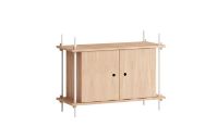 Billede af Moebe Shelving System S.65.1.B 65x85 cm - Oak/White
