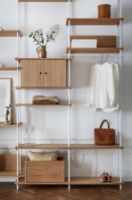 Billede af Moebe Shelving System S.65.1.B 65x85 cm - Oak/White
