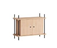 Billede af Moebe Shelving System S.65.1.B 65x85 cm - Oak/Black