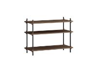 Billede af Moebe Shelving System S.65.1.A 65x85 cm - Smoked Oak/Black