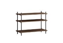 Billede af Moebe Shelving System S.65.1.A 65x85 cm - Smoked Oak/Black