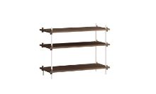 Billede af Moebe Shelving System S.65.1.A 65x85 cm - Smoked Oak/White