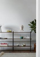 Billede af Moebe Shelving System S.65.2.B 65x162 cm - Smoked Oak/Black