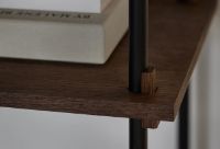 Billede af Moebe Shelving System S.65.2.B 65x162 cm - Smoked Oak/Black