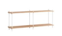 Billede af Moebe Shelving System S.65.2.B 65x162 cm - Oak/White