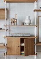Billede af Moebe Shelving System S.65.2.B 65x162 cm - Oak/White