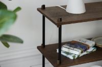 Billede af Moebe Shelving System S.115.1.B 115x85 cm - Smoked Oak/Black